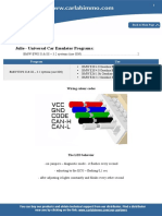 Julie - Universal Car Emulator Programs:: Program Use
