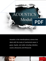 Acoustics Module 1