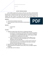 Activity Protein Sythesis