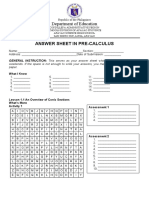 Answer Sheet Module 1 Pre Cal