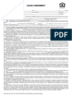 Apartemt Lease Agreement Example