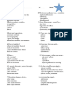 Test 2 Natural Sciences