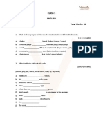 CBSE Sample Papers For Class 3 English - Mock Paper 1