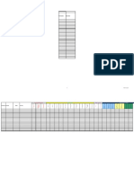 Training Matrix Template