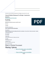 Method Statment For Bridge Construction