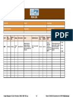 M-4 Risk Log