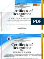 Certificate (Homeroom)