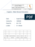 Irrigation Calculation