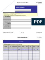 Communication Plan Template