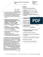 Focus3 2E Cumulative Test 4 Units1-8 GroupB