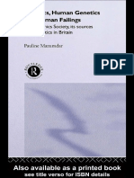 Eugenics, Human Genetics and Human Failings - The Eugenics Society, Its Sources and Its Critics in Britain (PDFDrive) PDF