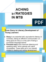 Mtb-Mle - Group 1 - Strategies in Teaching Decoding PDF