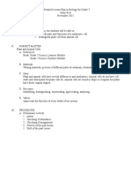 Plant and Animal Cell Lesson Plan