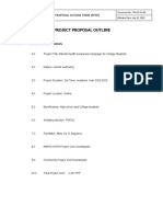 Project Proposal Outline Form (Ppof)