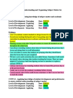 CSTP 3 - Evidence