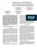 Production Model Based On Total Productive Maintenance and Systematic Layout Planning To Increase Productivity in The Metalworking Industry