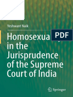 Yeshwant Naik (Auth.) - Homosexuality in The Jurisprudence of The Supreme Court of India-Springer International Publishing (2017) PDF