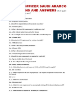 Safety Officer Saudi Aramco Questions and Answers PDF - HSE OFFICER Saudi Aramco Questions and Answers PDF