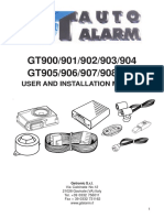 GT900/901/902/903/904 GT905/906/907/908/909: User and Installation Manual