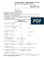 Maths Class Ix Sample Paper Test 01 For Annual Exam 2023