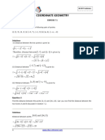 Coordinate Geometry