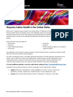 Hispanic/Latino Health in The United States, February 2023