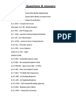 Hse-Questions For ARAMCO