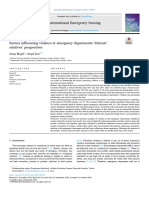 Factors Influencing Violence at Emergency Departments - Patients' Relatives' Perspectives