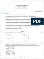 Physics Sample - 2 XII 2024