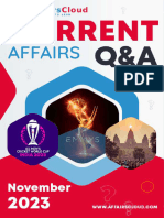 Current Affairs Q&A PDF - November 2023 by AffairsCloud New 1