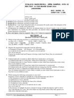 Science Class X Sample Paper Test 10 For Board Exam 2024 Answers