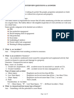 Hse Interview Questions & Answers