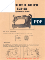 Seiko SLH-2B Instructions Manual