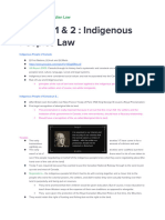  Indigenous Peoples Law