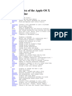 An A-Z Index of The Apple OS X Command Line