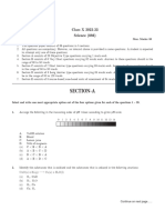 CBSE 10th Pre Board Exam Model Question Paper 9 - Science