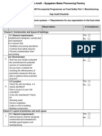 Checklist - ISO - TS 2002-1 Manufacturing