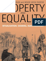 Property and Equality, Volume 1 Ritualization, Sharing, Egalitarianism (Thomas Widlok, Wolde Gossa Tadesse)