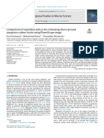 Comparison of Vegetation Indices For Estimating Above-Ground