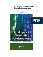 Textbook Intelligence Analysis Fundamentals 1St Edition Godfrey Garner Ebook All Chapter PDF