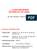 2023 Bar Reviewer in Conflict of Laws