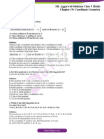 ML Aggarwal Solutions For Class 9 Maths Chapter 19 Coordinate Geometry