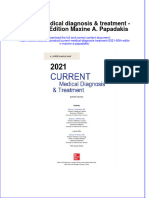 (Download PDF) Current Medical Diagnosis Treatment 2021 60Th Edition Maxine A Papadakis Full Chapter PDF