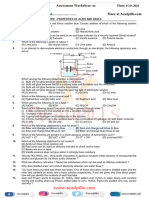 Acids Bases & Salts Test Paper 02