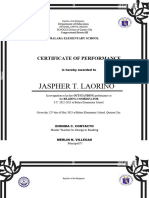 Designation Certificates