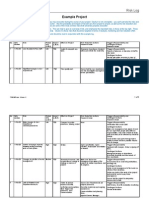 Risk Log Example