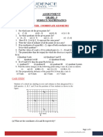 COORDINATE GEOEMTRY WORKSHEET 2