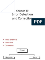 Chapter 10 Error Detection & Correctio