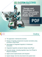 Design and Simulation of Power Converters