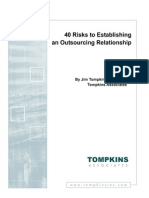 40 Outsourcing Risks